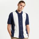 Ben Sherman Men's Mod Pique Panelled Shirt DN