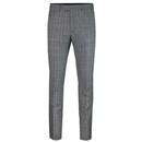 Ben Sherman Tailoring Men's 1960s Mod Prince of Wales Check Suit Trousers