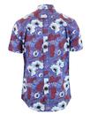 BEN SHERMAN Mens 1960s Mod Soul Power Floral Shirt