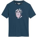 Ben Sherman Mod Scooter Print T-Shirt in Indigo 1012527 180