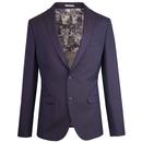 Ben Sherman Tailoring Mod Revival 2 Button Scooter Suit in Aubergine