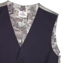 BEN SHERMAN Tailoring 60s Mod Tonic Waistcoat (A)