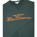 BEN SHERMAN Signature Flock Print Logo Sweater DG