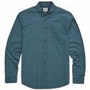 Ben Sherman 60s Mod Signature Gingham Check Long Sleeve Shirt in Dark Emerald