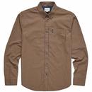 BEN SHERMAN 60s Mod Long Sleeve Gingham Shirt (O)