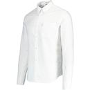BEN SHERMAN 60s Mod Button Down Oxford Shirt White