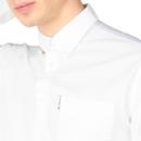 BEN SHERMAN Signature Mod Oxford Shirt in White