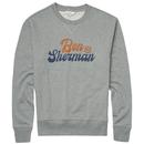 Ben Sherman Sport logo crew sweatshirt steel