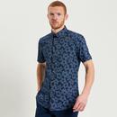 Ben Sherman Stipple Floral SS Button Down Shirt DN