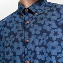 Ben Sherman Stipple Floral SS Button Down Shirt DN