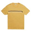 BEN SHERMAN Mens Retro Mod Chest Stripe T-Shirt B