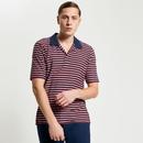 Ben Sherman Loopback Stripe Johnny Collar Polo DN