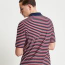 Ben Sherman Loopback Stripe Johnny Collar Polo DN