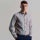 Ben Sherman Variegated Stripe Button Down Shirt MI