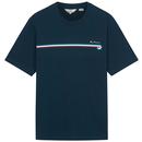 Ben Sherman Mod Target Surf Stripe T-shirt in Navy 0076114 025