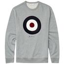 Ben Sherman signature target logo sweatshirt steel