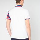 BEN SHERMAN Team GB Lion Logo Polo Shirt (White)