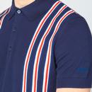 BEN SHERMAN x Team GB Mod Stripe Knit Polo Top