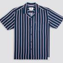 BEN SHERMAN x Team GB Resort Collar Stripe Shirt