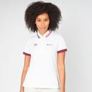 Ben Sherman x Team GB Women's Signature Tipped Olympics Polo Shirt in White
