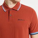 Ben Sherman Mod Tipped Signature Pique Polo BR