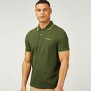 Ben Sherman Mod Tipped Signature Pique Polo C