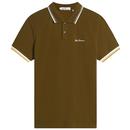 Ben Sherman Mod Signature Polo Shirt in Khaki 0059310 680