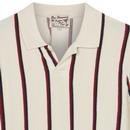 Ben Sherman Retro Stripe Towelling Polo Shirt W