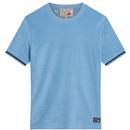 Ben Sherman Towelling Tee in Glacier Blue 1012793 091 