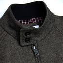 BEN SHERMAN Men's Mod Wool Harrington Jacket BARK