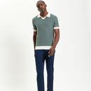 Ben Sherman Vertical Wave Johnny Collar Polo SW