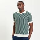 Ben Sherman Vertical Wave Johnny Collar Polo SW