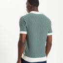 Ben Sherman Vertical Wave Johnny Collar Polo SW