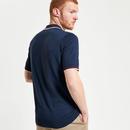 Ben Sherman Signature Knitted Zip Neck Polo Shirt 
