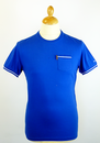 Pocket Crew BEN SHERMAN Retro Mod T-shirt (B)