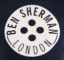 BEN SHERMAN Retro Mod Big Button Motif T-shirt (N)