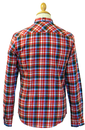 Laundered Check BEN SHERMAN Retro 60s Mod Shirt