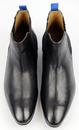 Enox BEN SHERMAN Retro 60s Mod Chelsea Boots BLACK