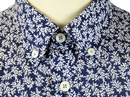 Astral Floral BEN SHERMAN Retro 60s Mod S/S Shirt