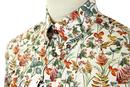 Foliage Print Ben Sherman Retro Mod Floral Shirt