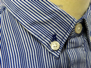 Ink Stripe BEN SHERMAN Retro Mod Button Down Shirt