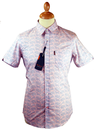 Floral Paisley BEN SHERMAN Retro Mod S/S Shirt (P)