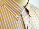 Fashion Stripe BEN SHERMAN Mod Button Down Shirt D