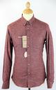 Herringbone Fleck BEN SHERMAN Mod Flannel Shirt R
