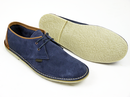 Qaat BEN SHERMAN Retro 60s Mod Suede Desert Shoes