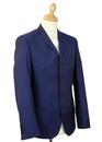 BEN SHERMAN Tailoring Mod 3 Button Blue Tonic Suit