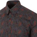 BEN SHERMAN 60s Mod Classic Paisley Print Shirt DN