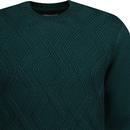 Ben Sherman Classic Cable Crew Neck Knit Jumper