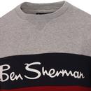 BEN SHERMAN Men's Retro 80s Sports Logo Sweatshirt