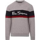 BEN SHERMAN Men's Retro 80s Sports Logo Sweatshirt